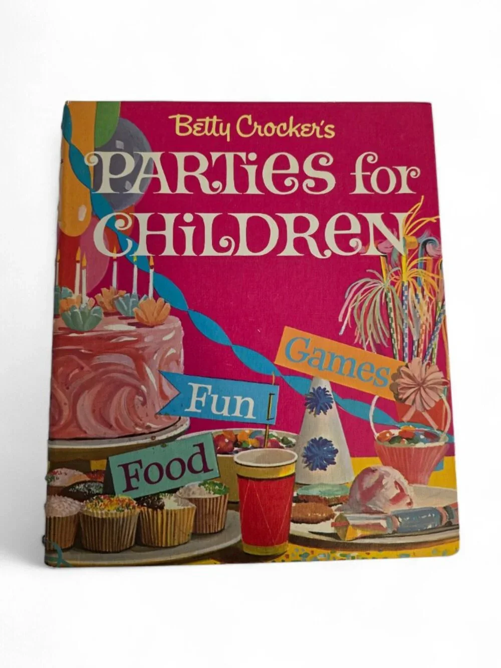 Vintage Betty Crocker Cookbook Lot Hostess Cookbook & Parties for Children HC